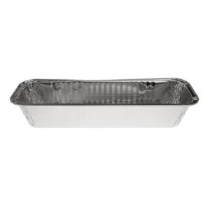 Aluminum foil rectangular container 310x102x55 mm - D 1085 (oblique view)