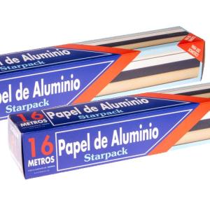 Food aluminum foil roll 16 m - STAR1 16 (oblique view)