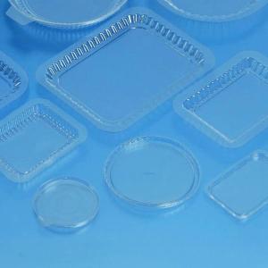 Couvercle transparent circulaire en plastique PET pour barquette aluminium A 133 LAC.ORO Ø85 mm - TPA 131