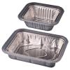 Rectangular transparent PP-EVOH-PP plastic thermosealable container 170x145x57mm - GBI D 500 (view with aluminum container)