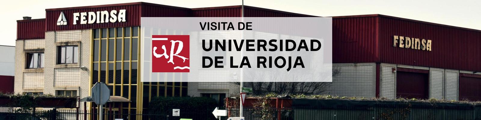 Visita de La Universidad de La Rioja
