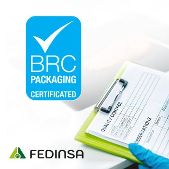 Fedinsa - BRC packaging certificate.