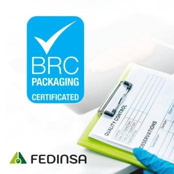 Fedinsa - certification BRC Packaging