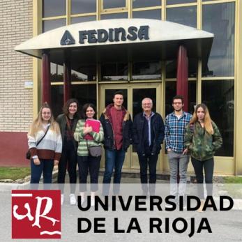Visita de La Universidad de La Rioja a las instalaciones de Fedinsa