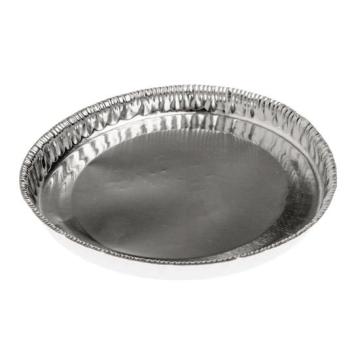 Runde Alu-Schale mit Bordelrand Ø74x7 mm - C 32 (Schrägansicht)