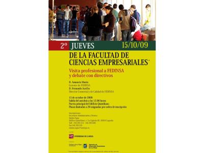 Cartel de la jornada de La Universidad de La Rioja