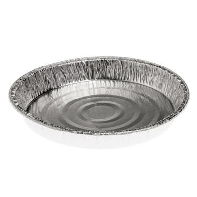 Envase circular de aluminio con borde rizado Ø135x17 mm - A 203 (vista oblicua)