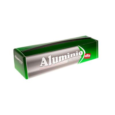 Rollo de papel de aluminio industrial alta resistencia 40cmx270 m. - E.40X270BL1-6 (vista oblicua)