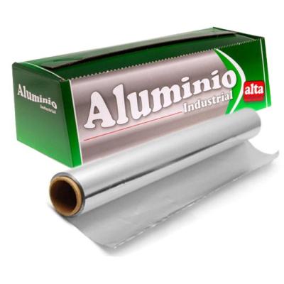 Food-grade aluminum foil roll 29cmx270 m. - E.29X270BL1-6 (pack + roll view)