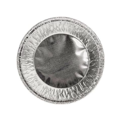 Envase circular de aluminio con borde rizado - A 64 (vista planta)