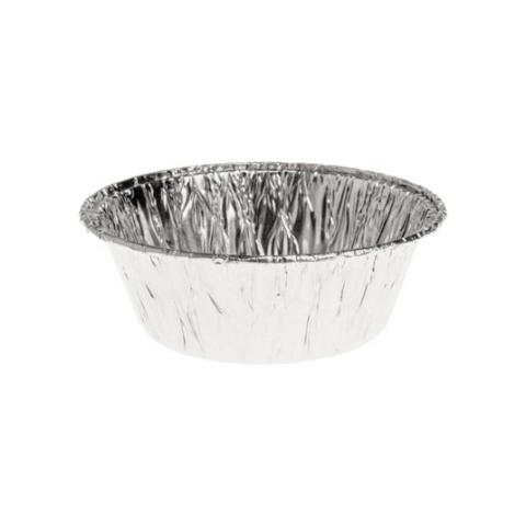Envase circular de aluminio con borde rizado - ref: A 85 (vista alzado)