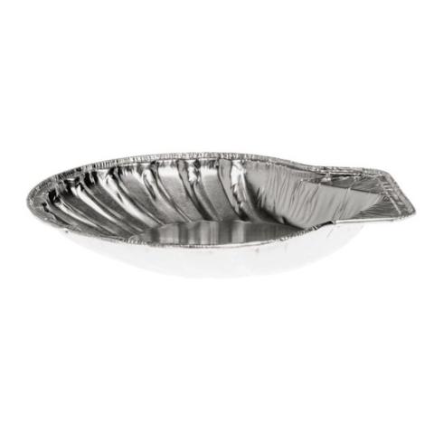 Oval aluminum tray 120x120x18 mm - S 12X12 (elevation view)
