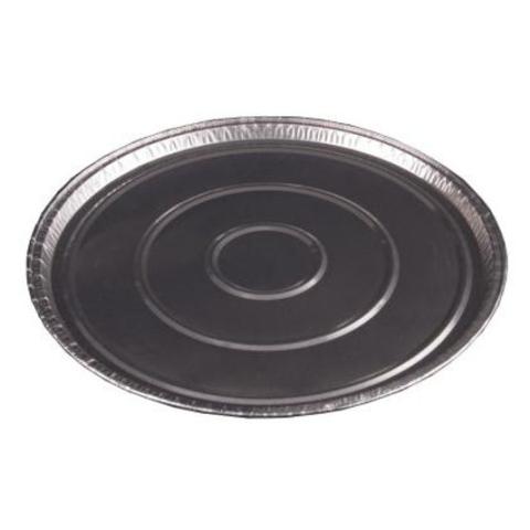 Embalagem circular de alumínio com borda ondulada Ø220x7mm - A 230 (vista oblíqua b)