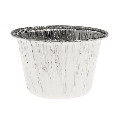 Aluminium foil rounded container Ø80x46 mm - A135 (elevation view)