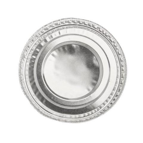 Envase de aluminio circular con borde rizado Ø88x7 mm - C 27 (vista planta)