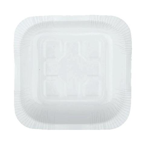 Square paper container 133x133x33 mm - PD 345 (plant view)