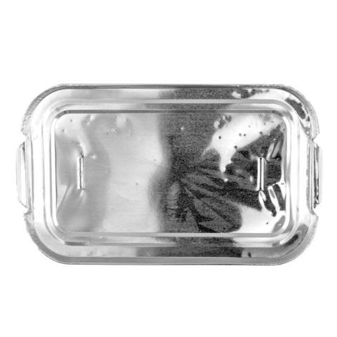 Aluminum foil rectangular lid for container D390 171x103x7 mm - ED 390 (plant view)
