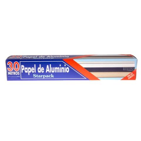 Rouleau de papier aluminium alimentaire 30 m - STAR1 30 (vue en élévation)