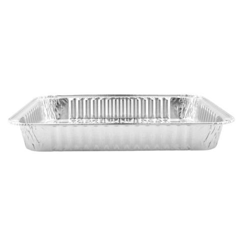 Aluminum foil rectangular container 227x177x30 mm. - D 800 MM (elevation view)