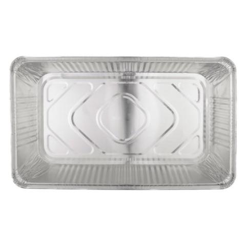 Aluminum foil rectangular container 227x177x38 mm. - D 11450 (plant view)