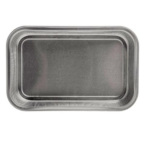 Aluminum foil rectangular container 158x102x30 mm - D 370 (plant view)