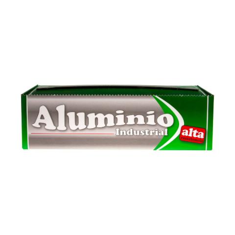 Rollo de papel de aluminio industrial alta resistencia 29cmx300 m. - E.29X300BL2-6 (vista frontal)