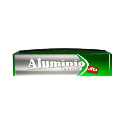 Rollo de papel de aluminio industrial alta resistencia 40cmx270 m. - E.40X270BL1-6 (vista frontal)