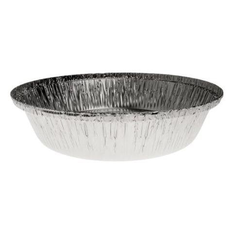 Envase circular de aluminio con borde rizado Ø208x40 mm - C 1000L (vista lateral)