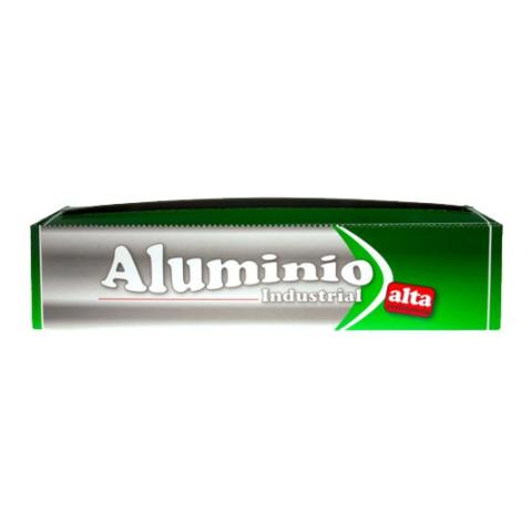 Lebensmittelechte Aluminiumfolienrolle 40 cm × 250 m – E.40X250BL1-6 (Frontpack Ansicht)