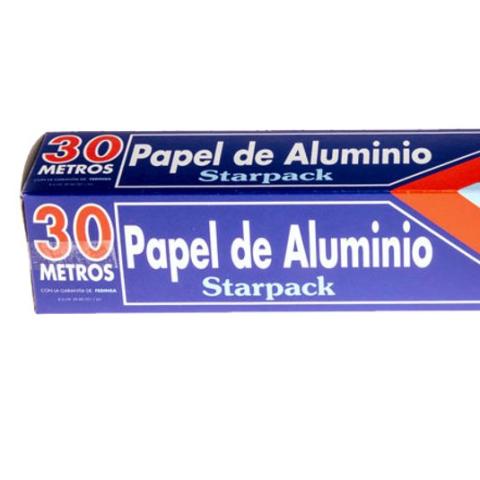 Starpack lebensmittelechte Aluminiumfolienrolle 29  cm x 30 m - STAR1 30 (Detailansicht)