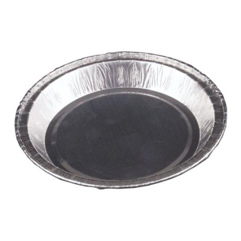 Round aluminum foil container with crimped edgeØ113x12.5 mm -  A 106 (oblique view II)