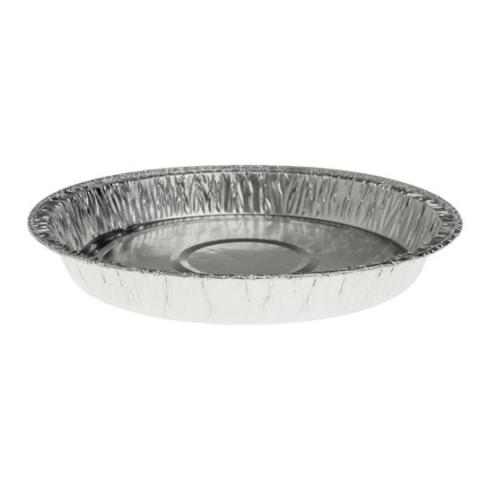 Round aluminum foil container with crimped edge Ø157x20 mm - A 278 (elevation view)
