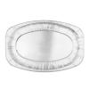 Oval aluminum tray 550x360x23 mm - D 55X36 (plant view)