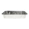 Aluminium foil rectangular container 187x137x33 mm - D 650 MM (front view)