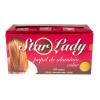 Special aluminium foil roll for hairdressing 100 m, gold color – STARLADY ORO (front view)