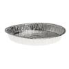 Round aluminum foil container with crimped edge Ø135x17 mm - A 203 (elevation view)